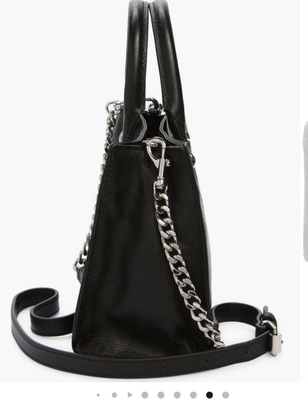 Rebecca Minkoff Amour Mini
Tote Black Leather Crossbody - Picture 8 of 14